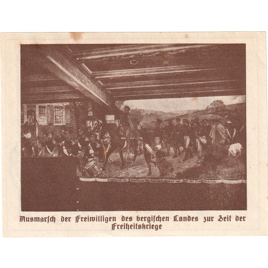 Germany, Burg an der Wupper, 1 Mark, 1921-12-01, AU(55-58)