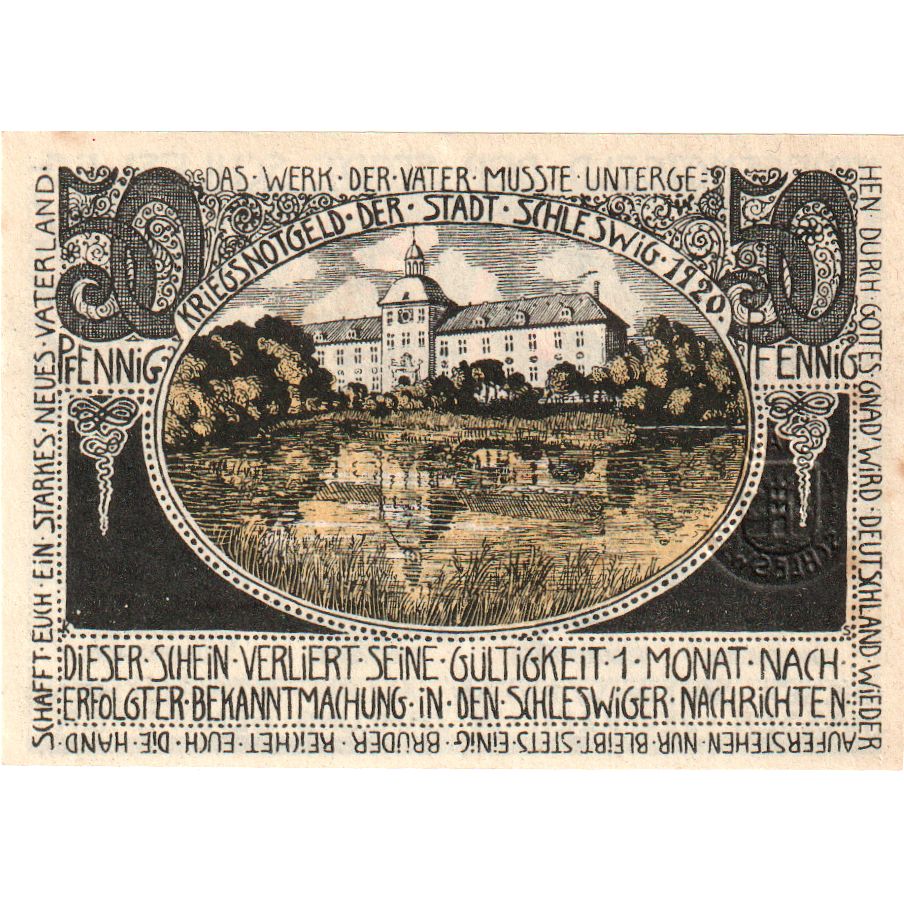 Alemania, Schleswig, 50 Pfennig, SC