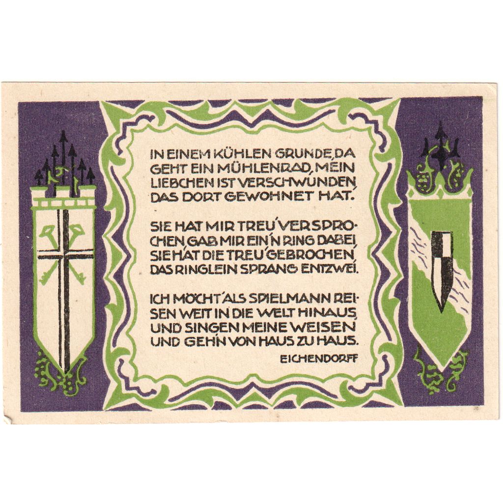Alemania, Koenigswinter, 50 Pfennig, 1921-11-01, SC
