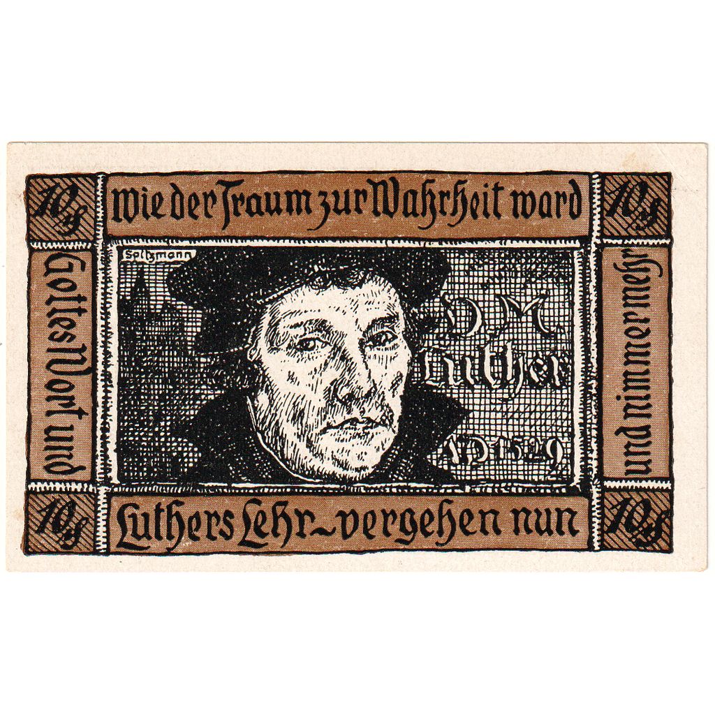 Alemania, Schweinitz, 10 Pfennig, 1921-06-01, SC