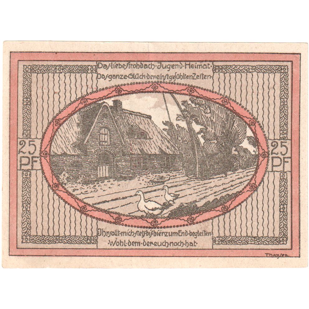 Alemania, Stedesand, 25 Pfennig, 1920-10-10, SC