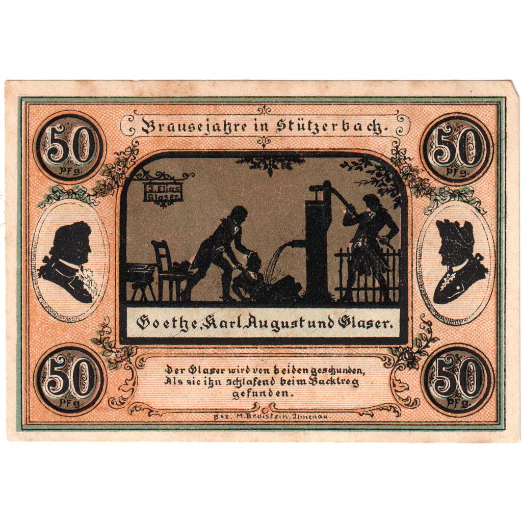 Germania, Stützerbach, 50 Pfennig, BB+