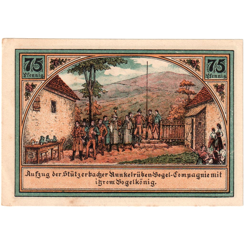 Alemania, Stützerbach, 75 Pfennig, SC
