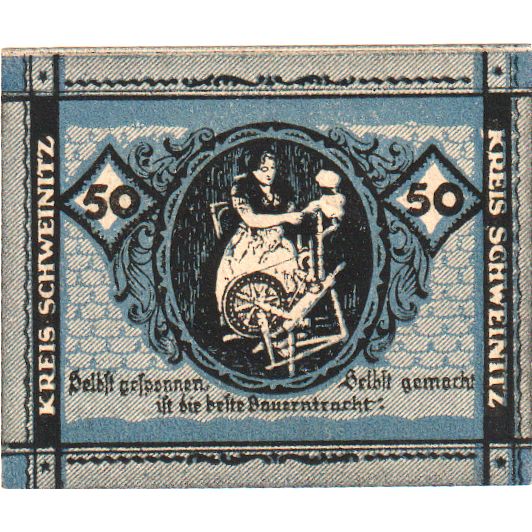 Germania, Schweinitz, 50 Pfennig, 1920-07-24, SPL