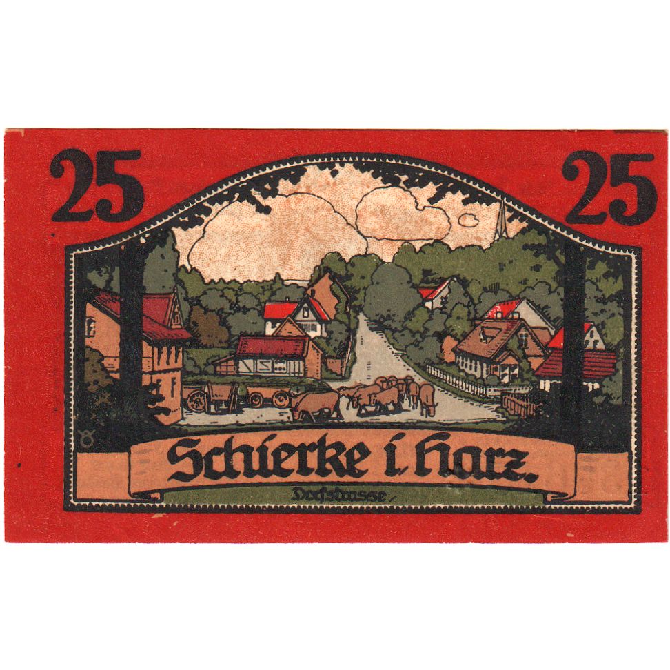 Alemania, Schierke, 25 Pfennig, 1921-04-01, SC