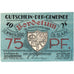 Alemania, Bordelum, 75 Pfennig, 1921-04-01, SC