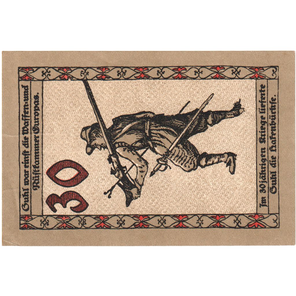 Germany, Suhl, 30 Pfennig, UNC(63)