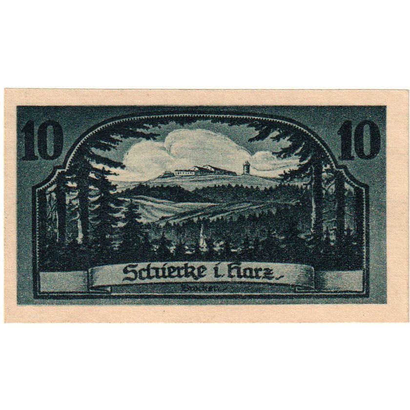 Alemania, Schierke im Harz, 10 Pfennig, 1921-05-30, SC