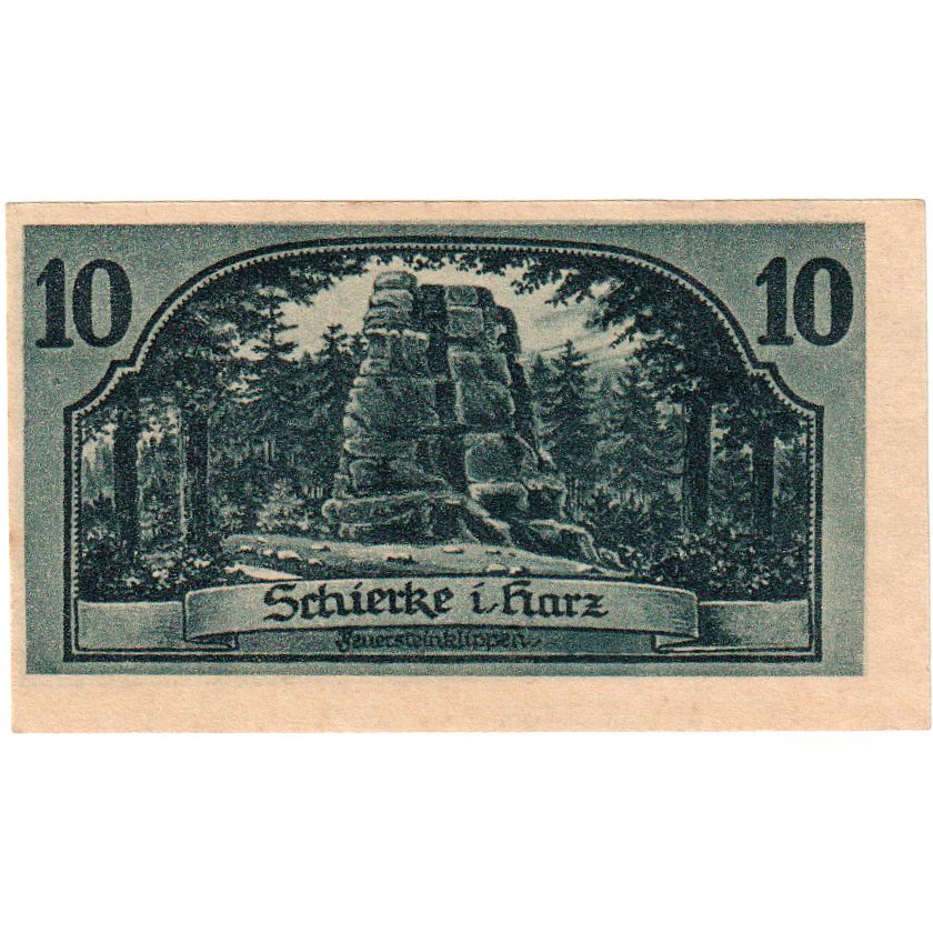 Austria, Schierke im Harz, 10 Pfennig, 1921-05-30, SC