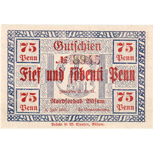 Germania, Büsum, 75 Pfennig, 1921-12-31, SPL