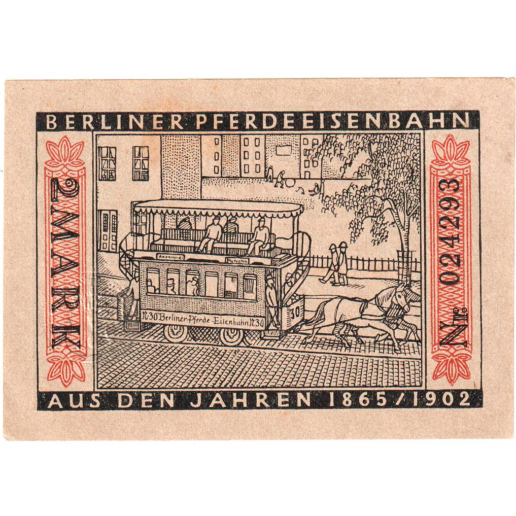 Alemania, Berlin, 2 Mark, 1921-09-09, SC