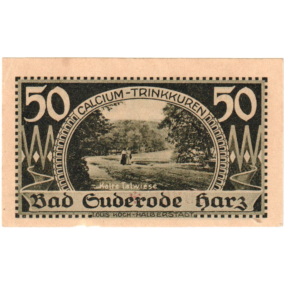 Alemania, Suderode im Harz, 50 Pfennig, 1921-05-13, SC