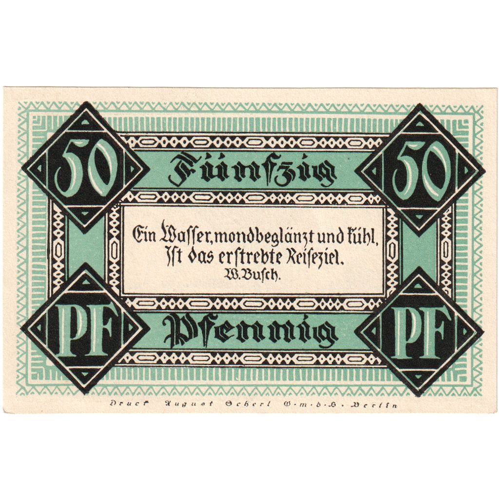 Alemania, Stolzenau, 50 Pfennig, 1921-11-30, SC
