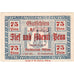 Alemania, Büsum, 75 Pfennig, 1921-12-31, EBC+