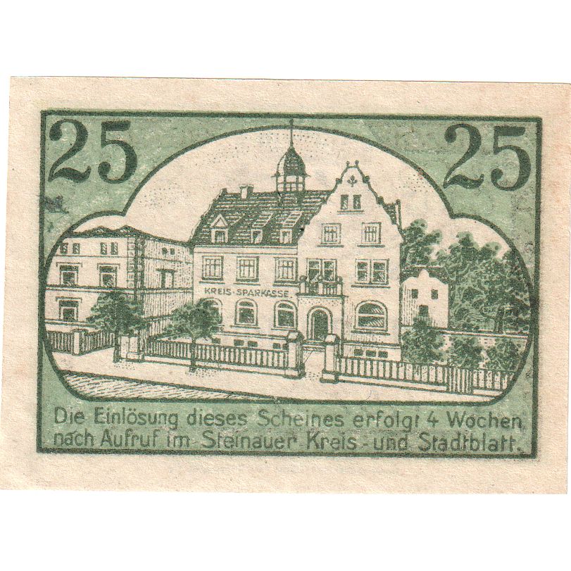 Alemania, Steinau, 25 Pfennig, EBC