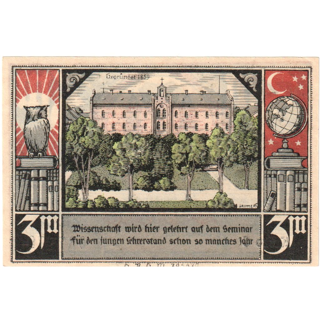 Duitsland, Bütow, 3 Mark, SUP
