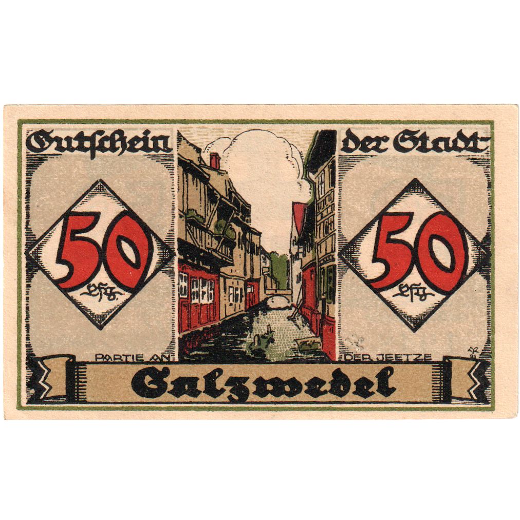 Alemania, Salzwedel, 50 Pfennig, 1921-12-15, SC