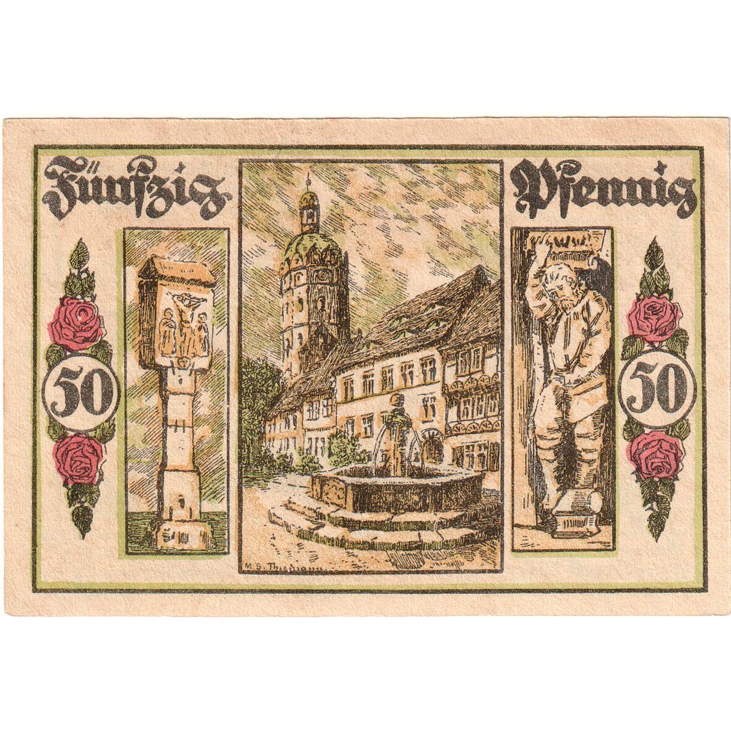 Alemania, Sangerhausen, 50 Pfennig, 1921-03-26, SC