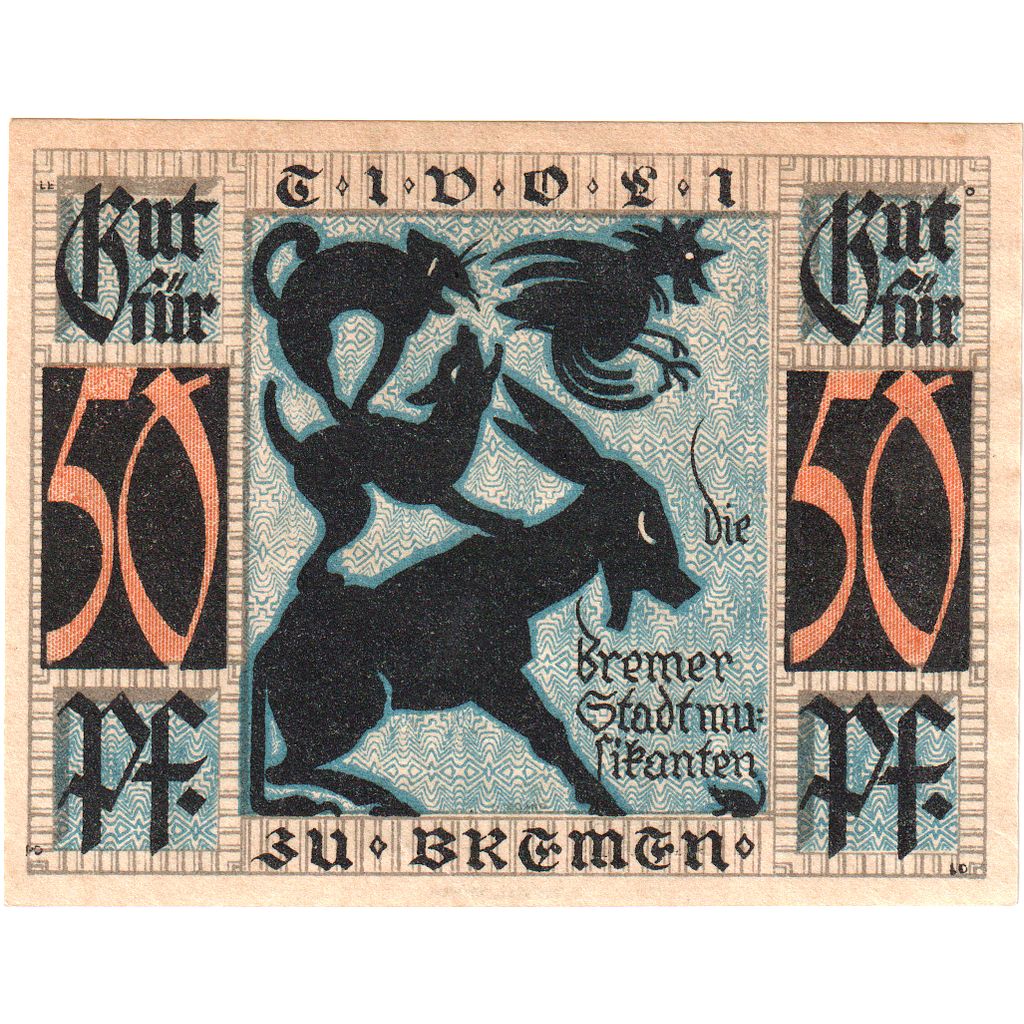 Duitsland, Bremen, 50 Pfennig, 1922-12-31, SPL