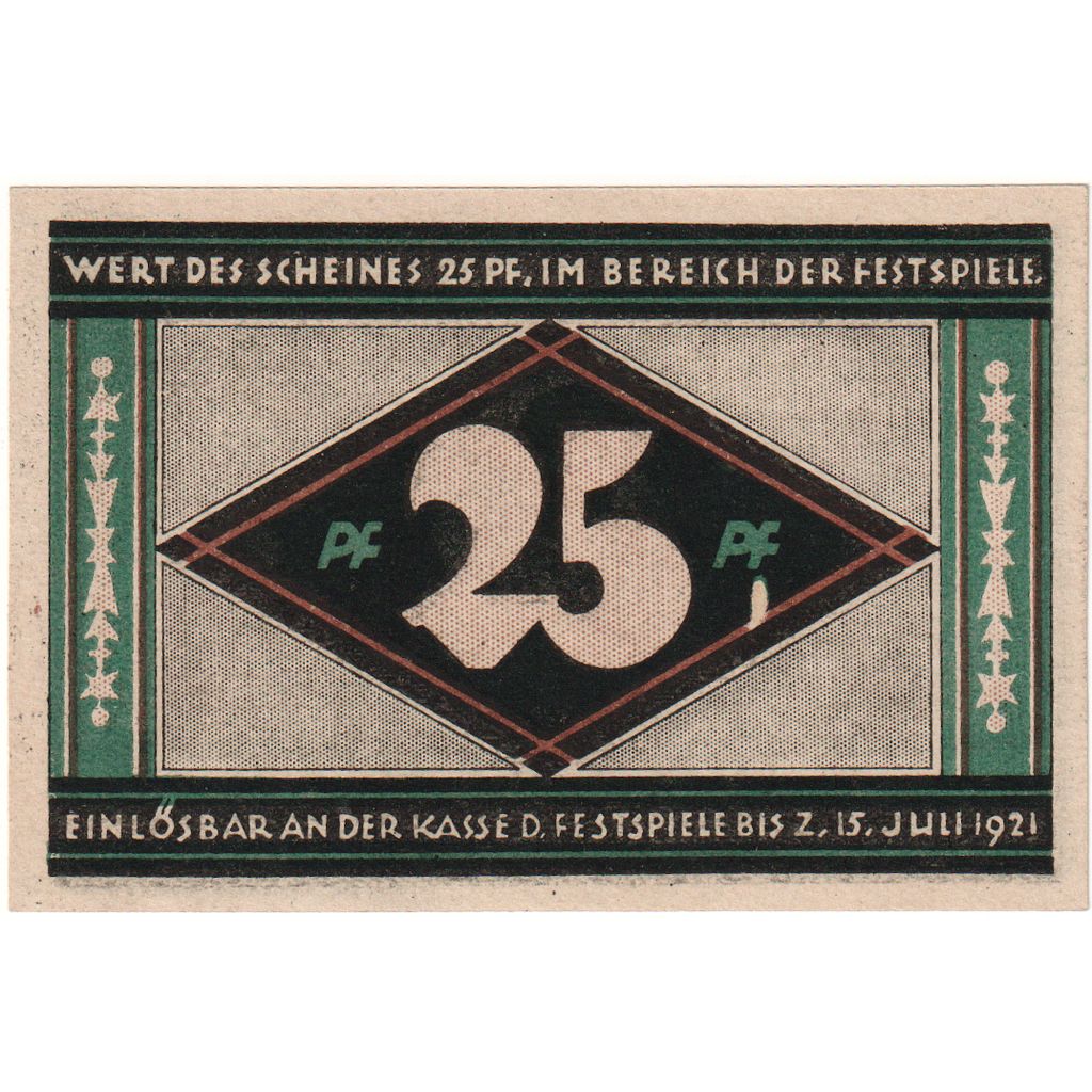 Alemania, Breslau, 25 Pfennig, 1921-07-15, SC