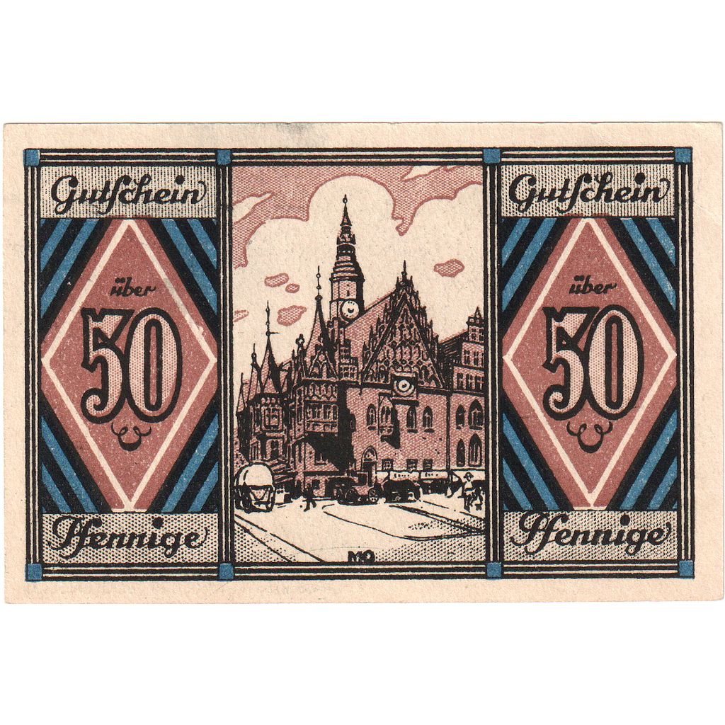 Alemania, Breslau, 50 Pfennig, 1921-07-15, SC
