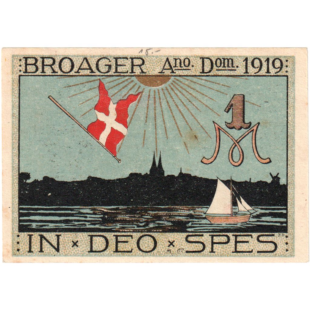 Duitsland, Broager, 1 Mark, SPL