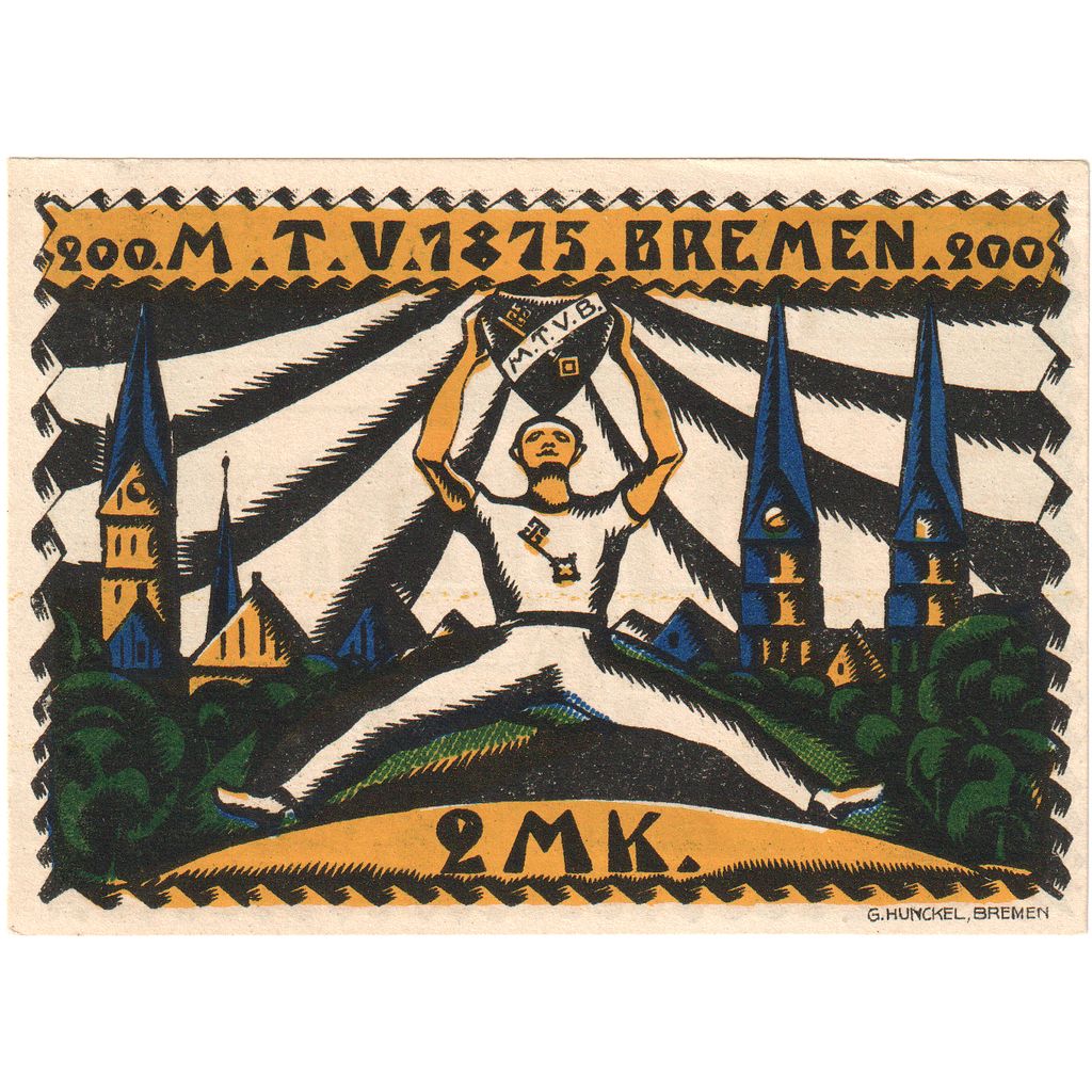 Alemania, Bremen, 2 Mark, SC