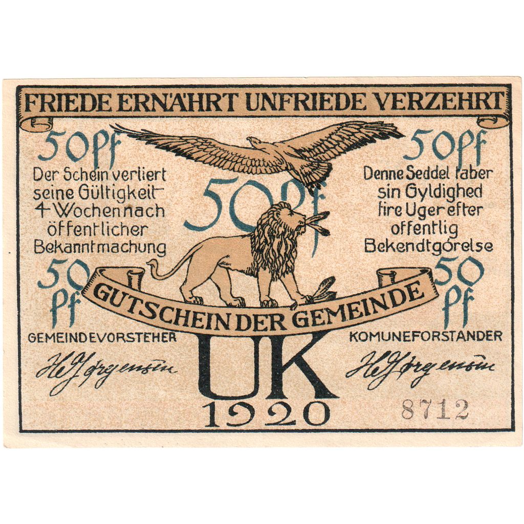 Duitsland, UK, 50 Pfennig, SPL