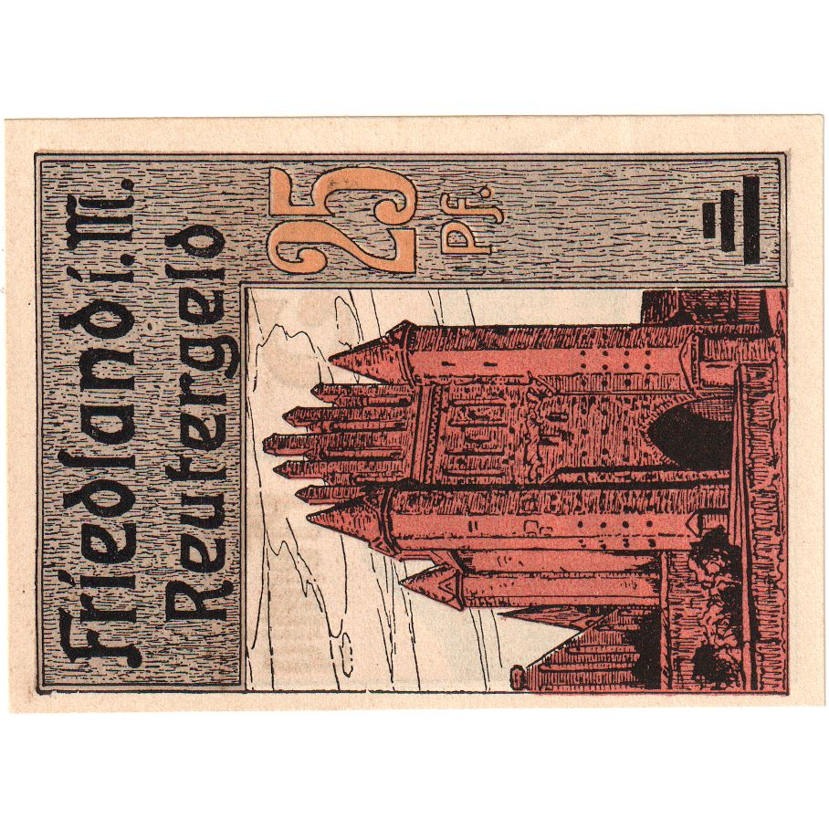 Alemanha, Friedland, 25 Pfennig, 1922-01-31, UNC(63)