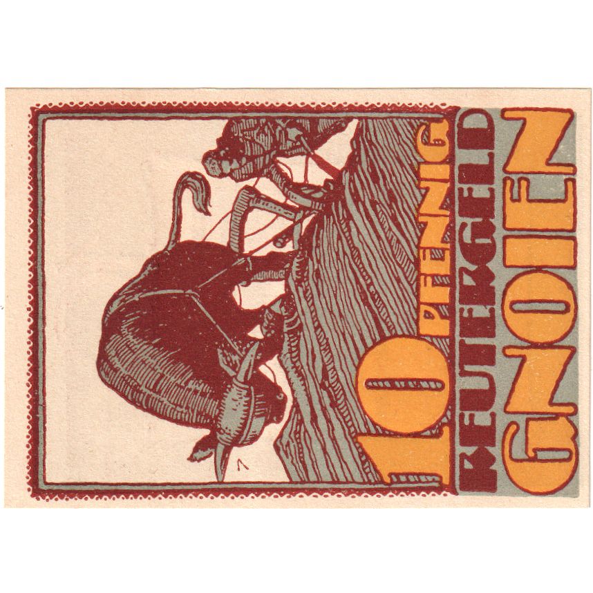 Alemania, Gnoien, 10 Pfennig, 1922-02-15, SC