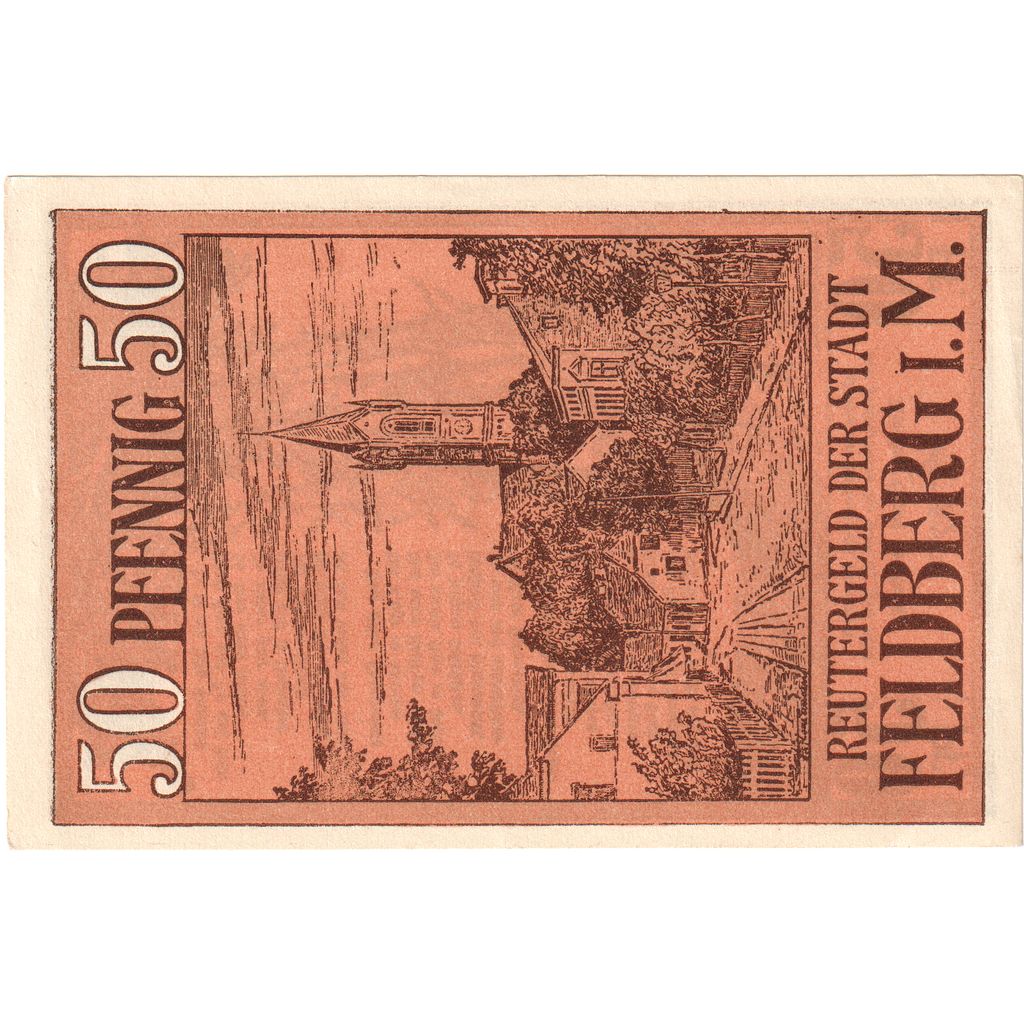 Niemcy, Feldberg, 50 Pfennig, 1922-05-31, UNC(63)