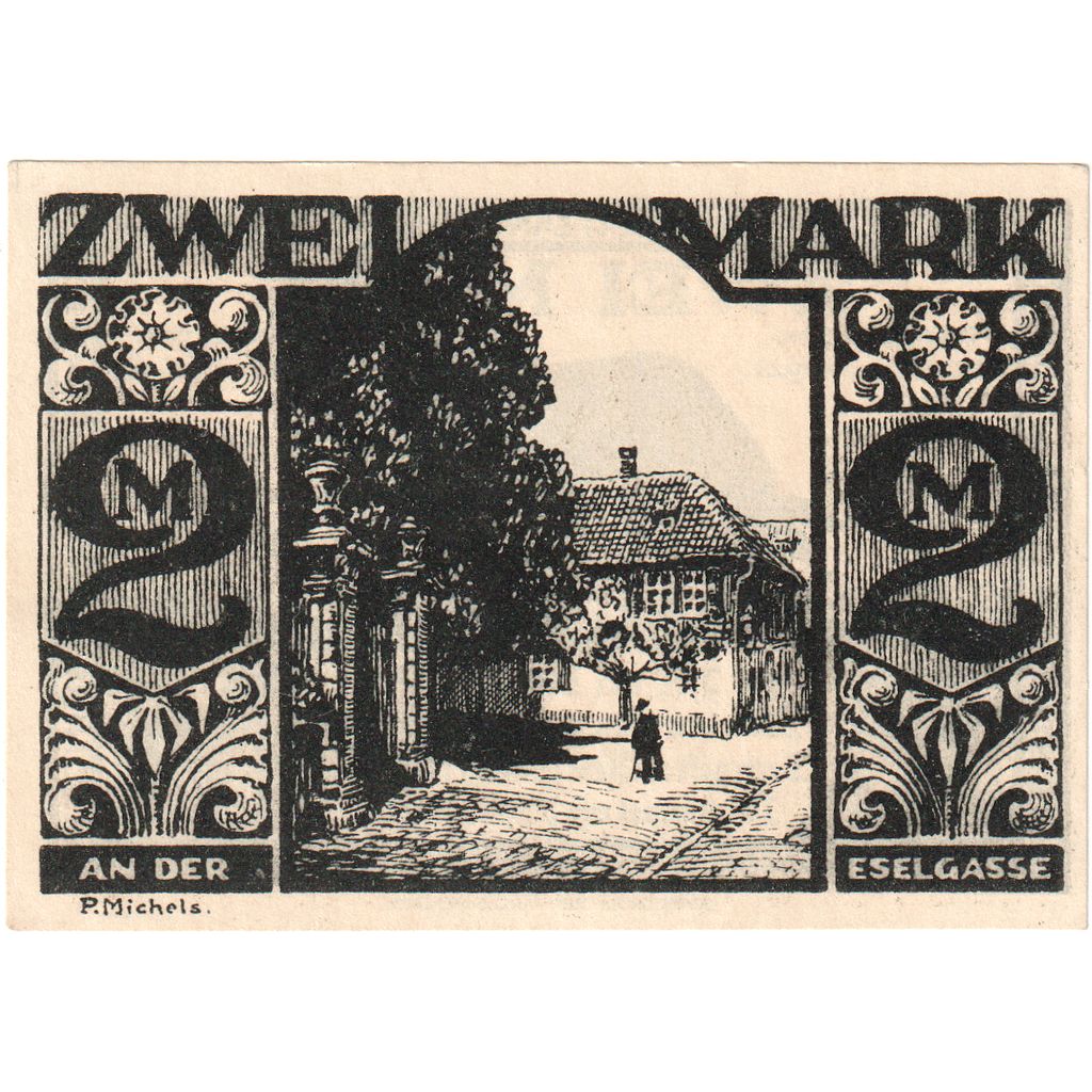 Alemania, Paderborn, 2 Mark, 1921-11-10, SC