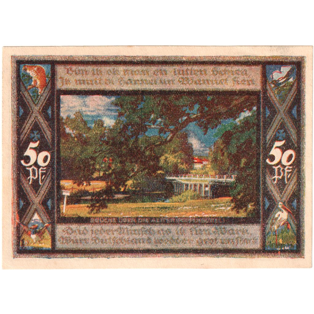 Alemania, Poppenbüttel, 50 Pfennig, 1921-12-31, SC