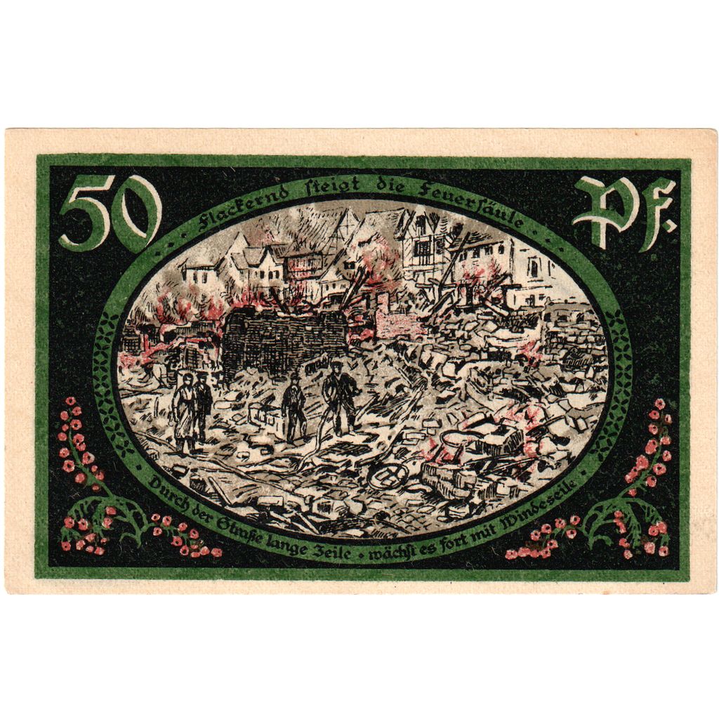 Deutschland, Wasungen, 50 Pfennig, 1921-10-01, UNZ-