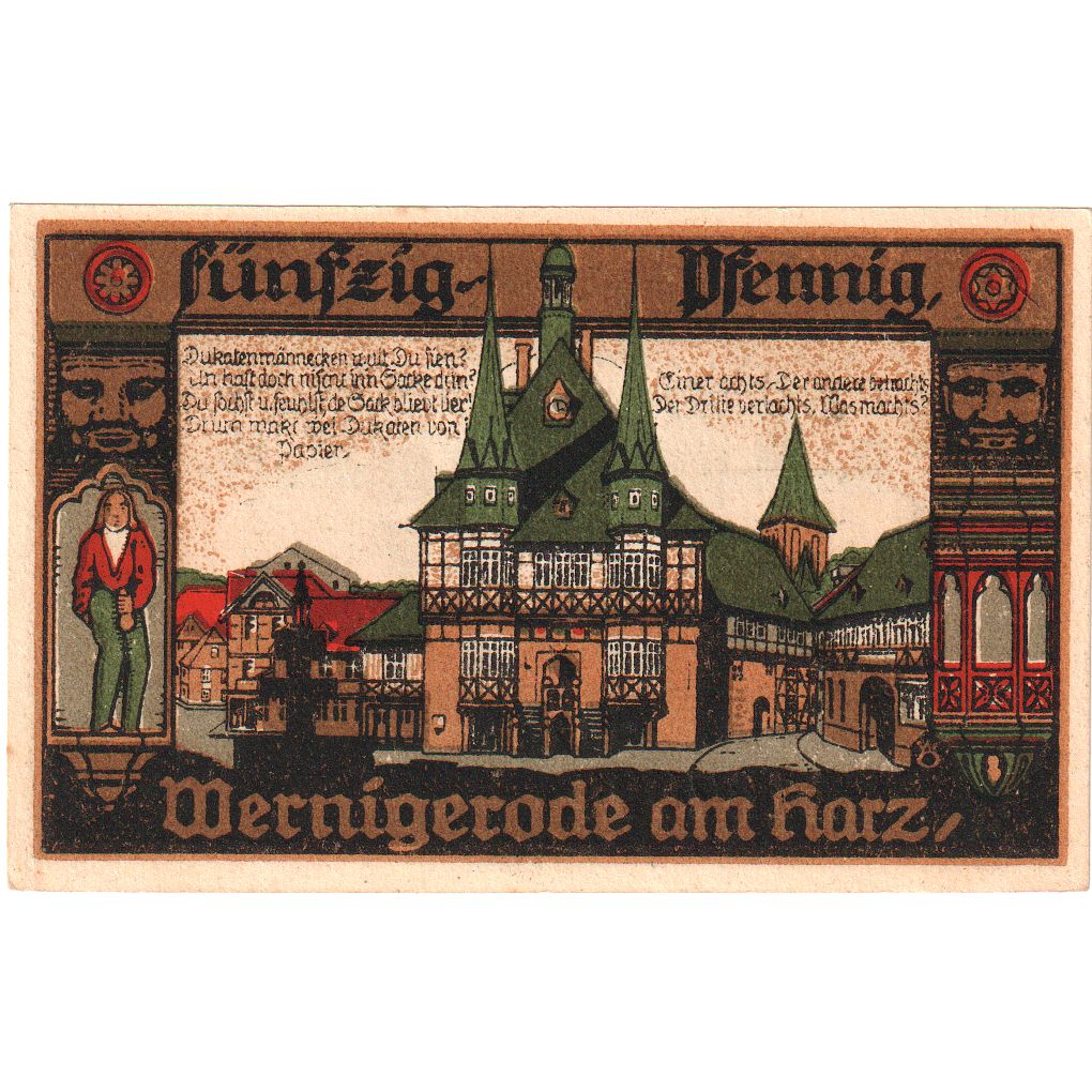 Alemania, Wernigerode, 50 Pfennig, 1920-12-20, SC