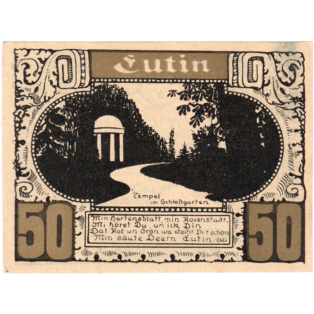 Alemania, Plön, 50 Pfennig, SC