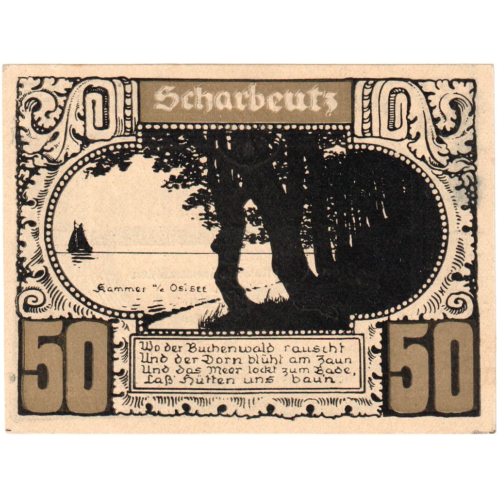 Alemania, Plön, 50 Pfennig, SC
