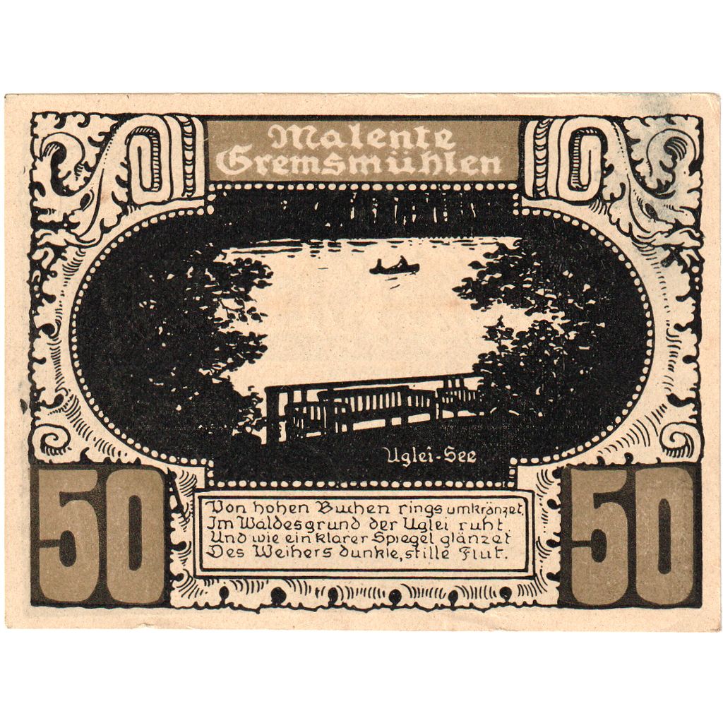 Alemania, Plön, 50 Pfennig, SC
