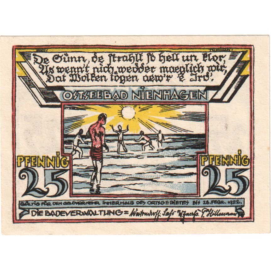 Alemania, Reutergeld, 25 Pfennig, 1922-02-28, SC