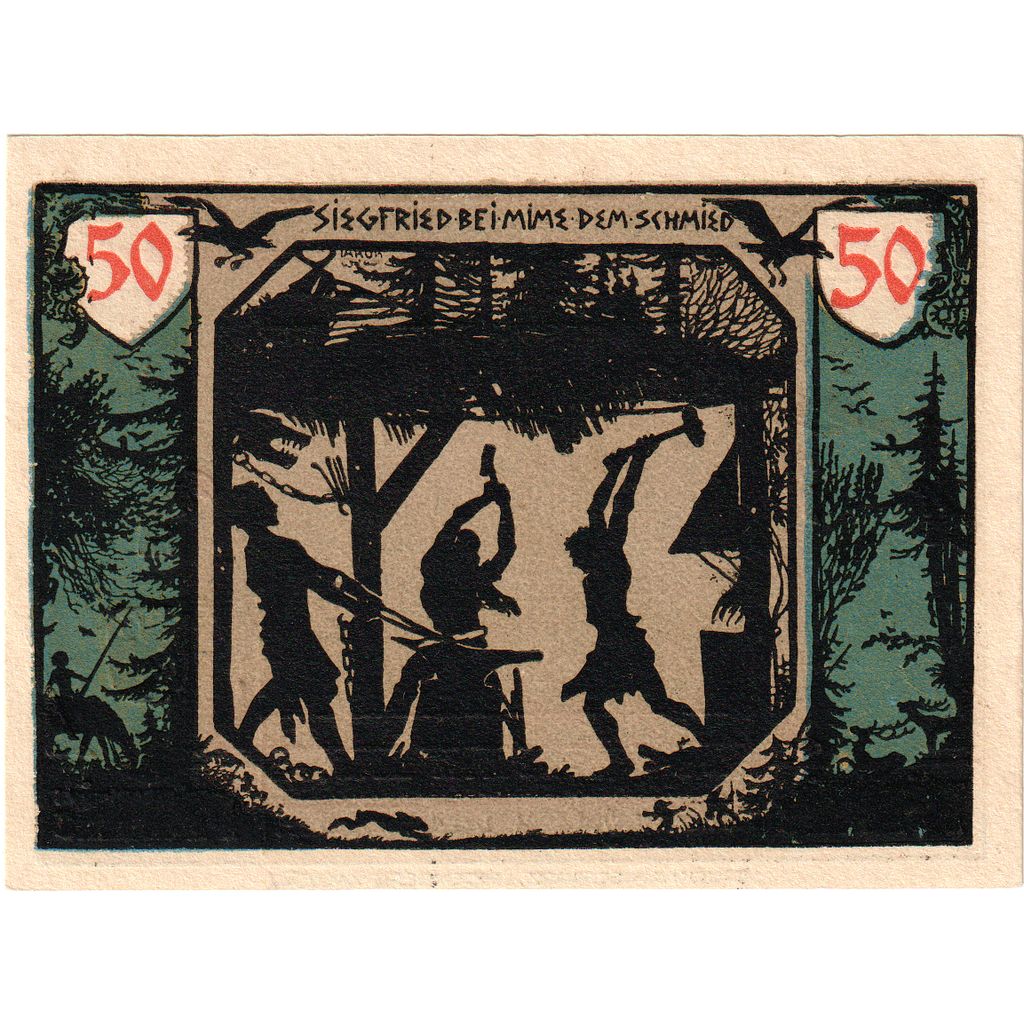 Deutschland, Xanten, 50 Pfennig, 1921-12-31, UNZ-