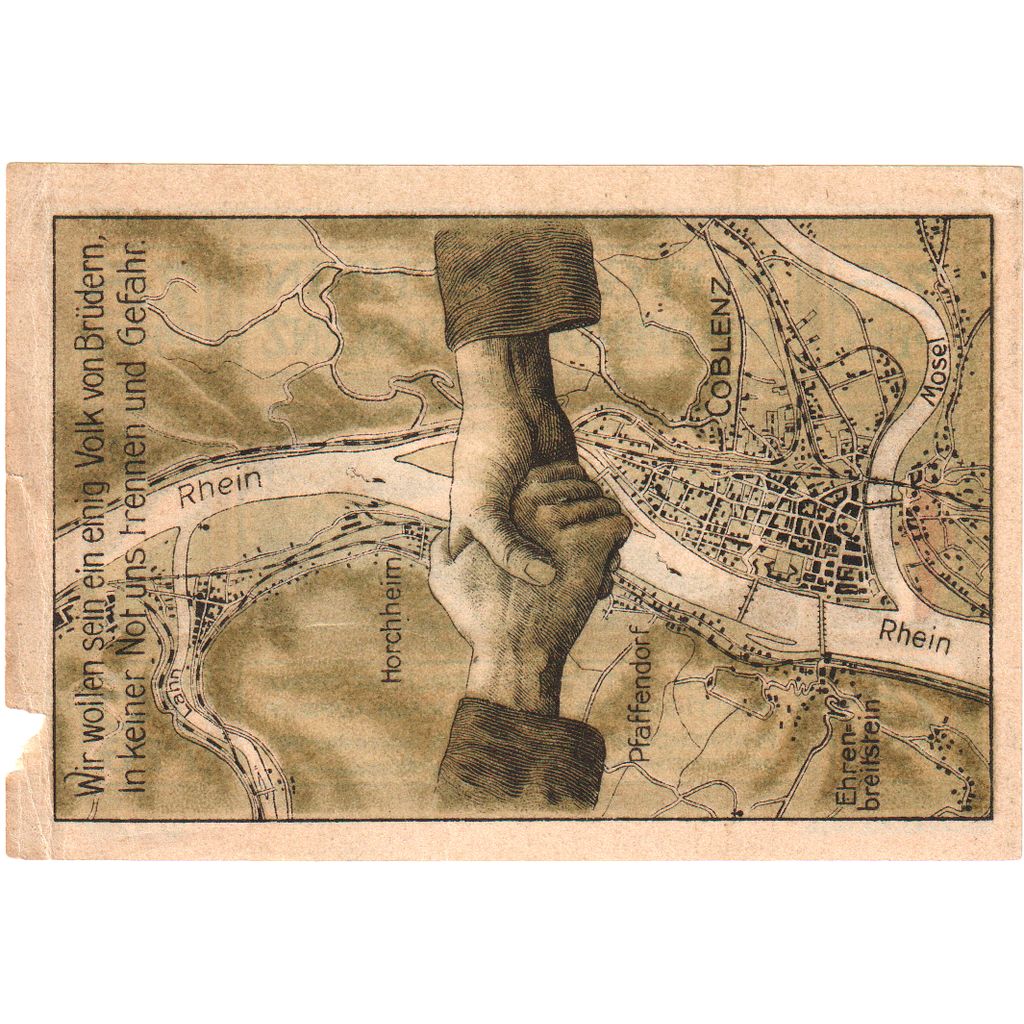 Duitsland, Pfaffendorf-coblenz, 75 Pfennig, 1921-11-05, SPL