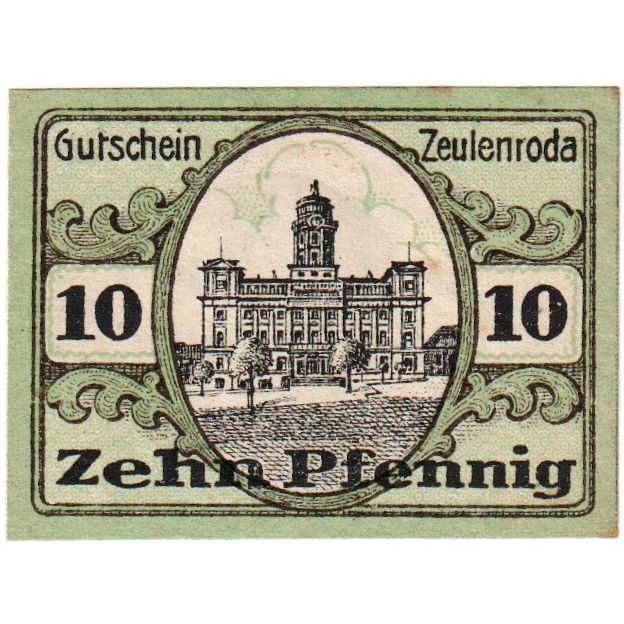 Duitsland, Zeulenroda, 10 Pfennig, 1920-01-01, SPL