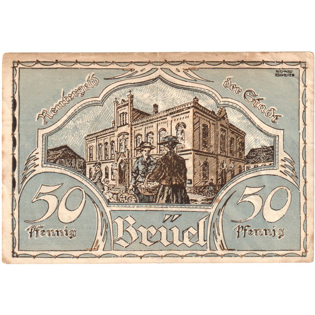 Allemagne, Brüel, 50 Pfennig, 1920-04-30, TB