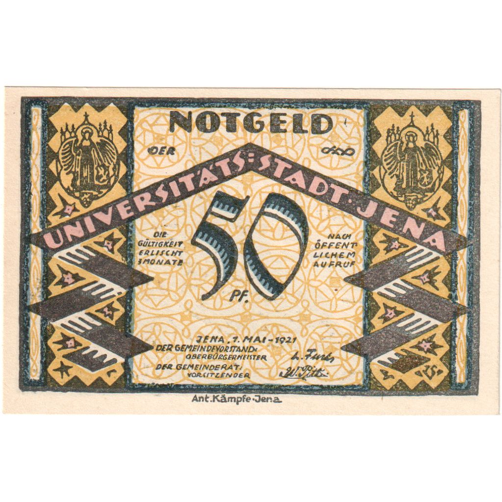 Allemagne, Jena, 50 Pfennig, 1921-05-01, SPL