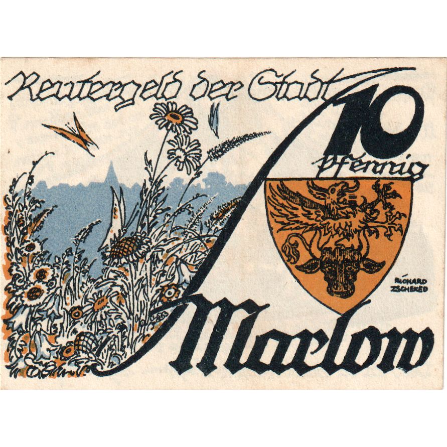 Allemagne, Marlow, 10 Pfennig, 1922-05-31, SPL