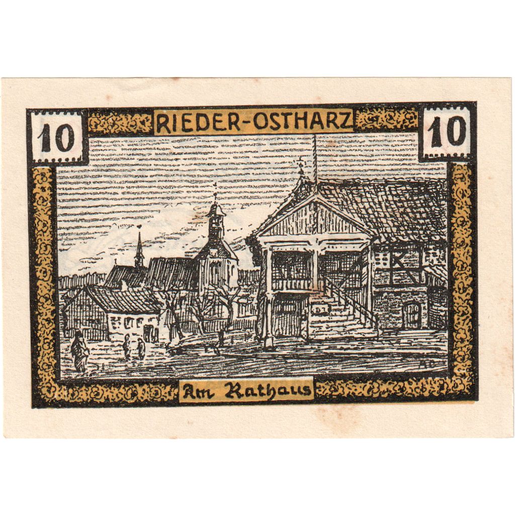 Germany, Rieder, 10 Pfennig, 1921-09-01, AU(55-58)