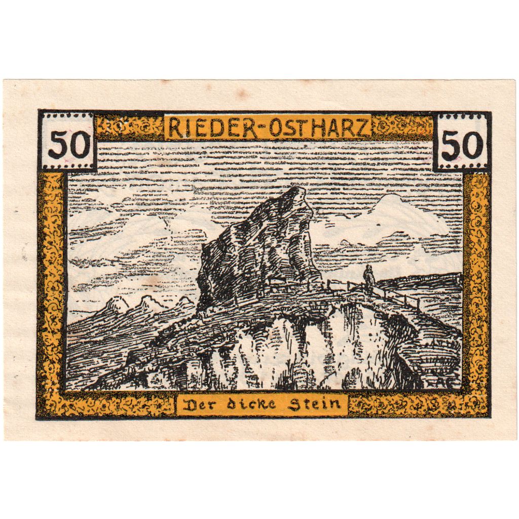 Germany, Rieder, 50 Pfennig, 1921-09-01, AU(55-58)