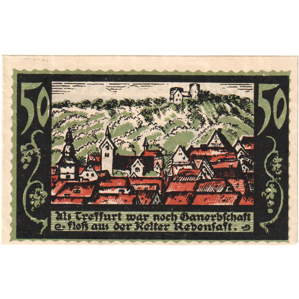 Germany, Treffurt, 50 Pfennig, 1922-02-01, UNC(63)