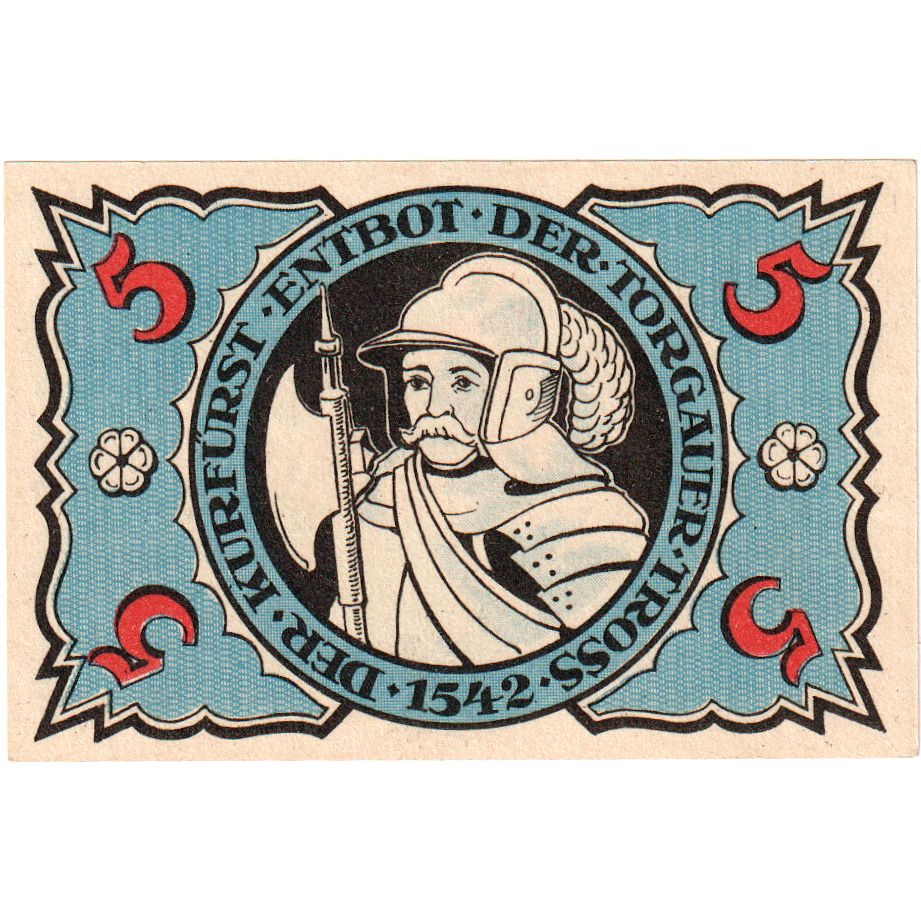 Germany, Torgau, 5 Pfennig, 1921-02-10, UNC(63)