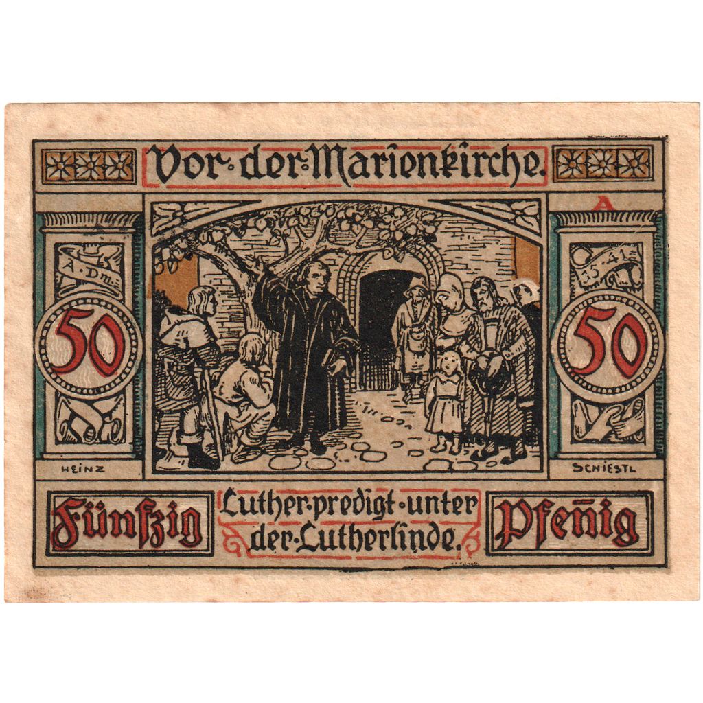 Germany, Treuenbrietzen, 50 Pfennig, AU(55-58)